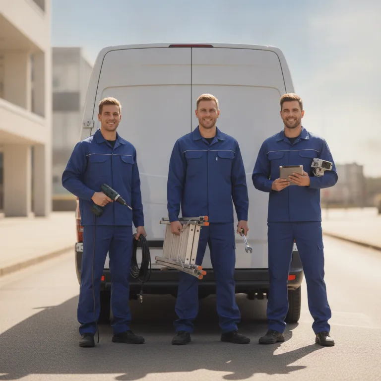 Videoüberwachung Installation Team in Aspern